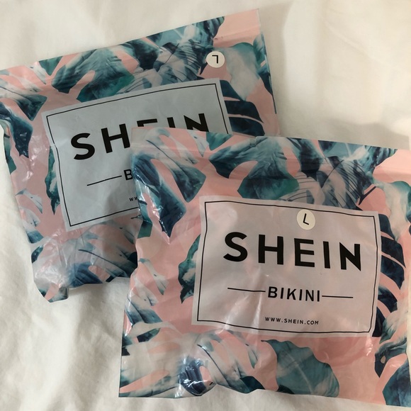 👙 2 for $15 👙 SHEIN crossback lace up bikini top - Picture 4 of 5